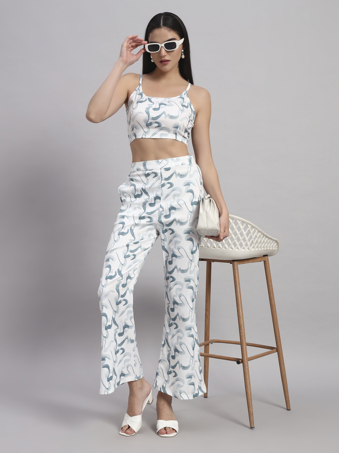 Top & Bootcut pant Co-ord set